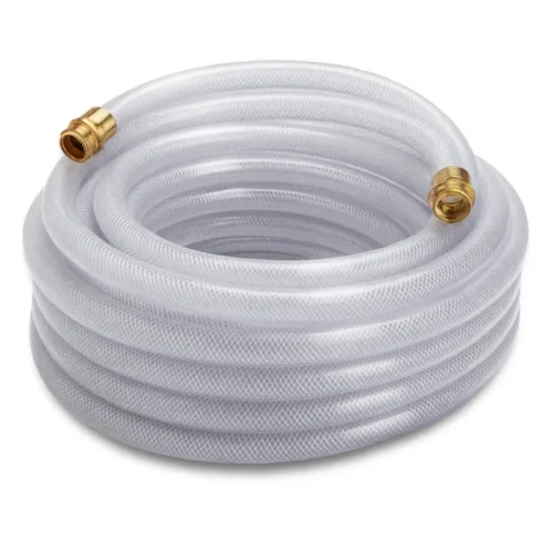 Clear Hydroseeding Hose with Internally Expanded fittings