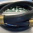 photo of black rubber hydroseeding hose