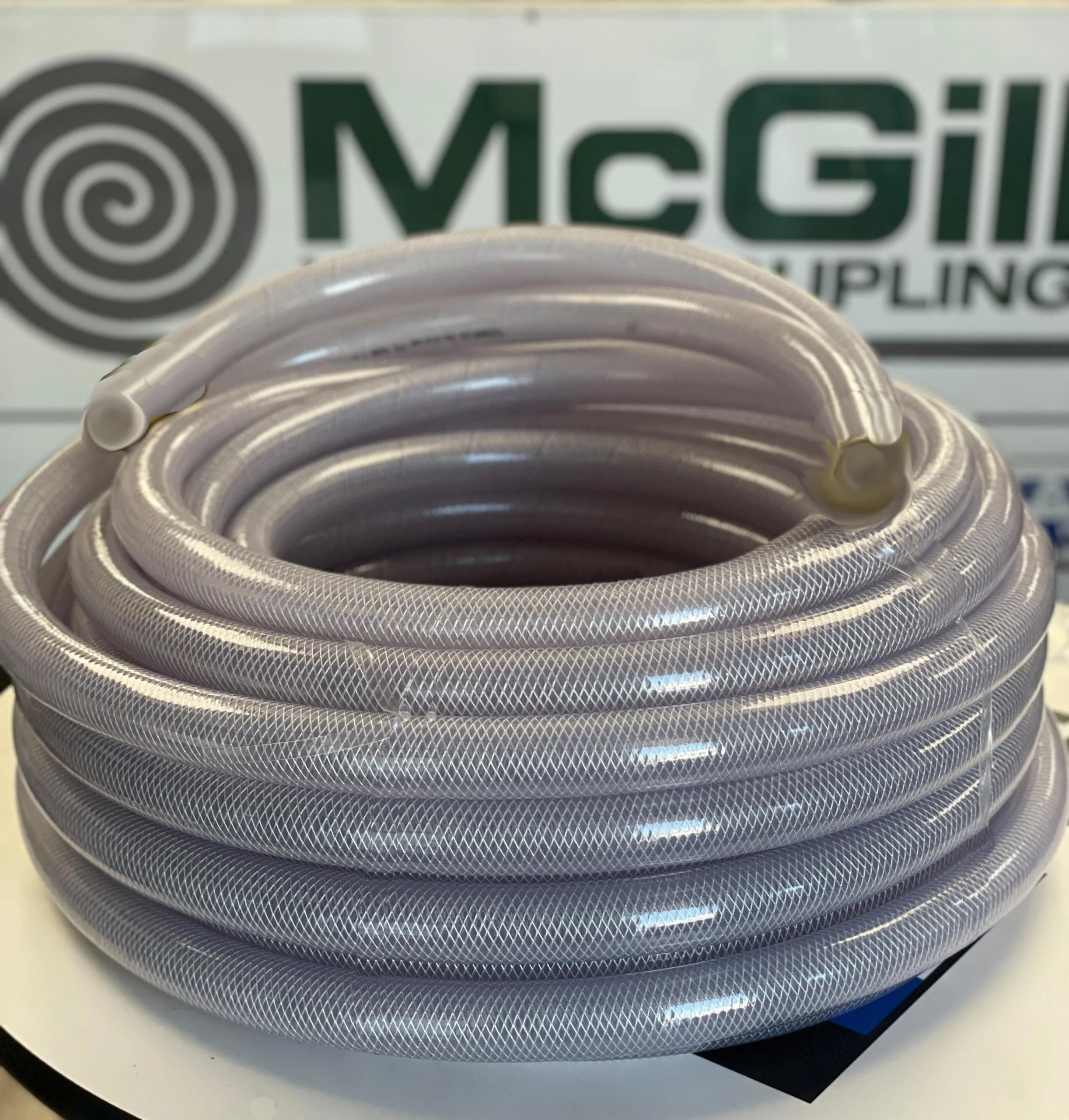 photo of hydro seeding hose sold by McGill Hose and leafvacuumhose.com